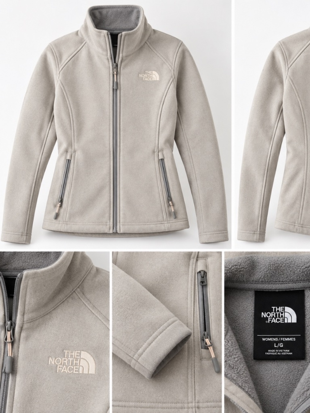The North Face Women’s Softshell Fleece Jacket – Size L | NWOT
